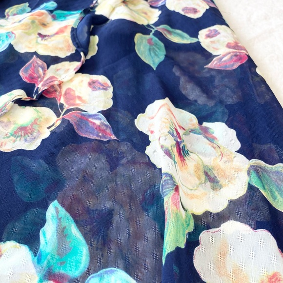 Floral Print Tua Tua High-Low Dress - Picture 10 of 15